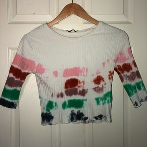 Half Sleeve Cropped Shirt